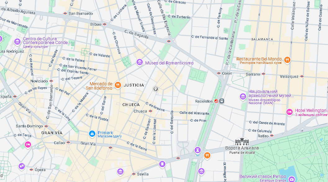 Mapa de la ubicación